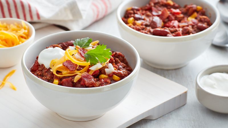 50/50 Bacon Beef Chili